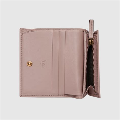 gucci card case wallet dusty pink|Gucci coin wallet whale.